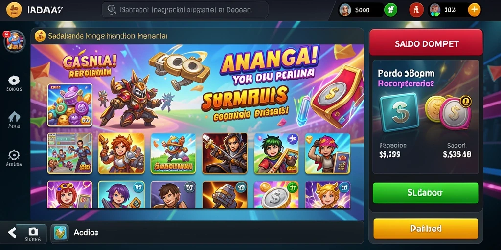 Tampilan utama game 66K yang menarik.