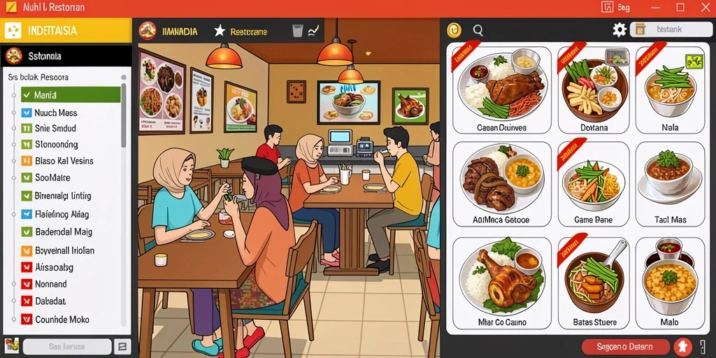 Tangkapan layar menunjukkan karakter utama beraksi di level pertama.