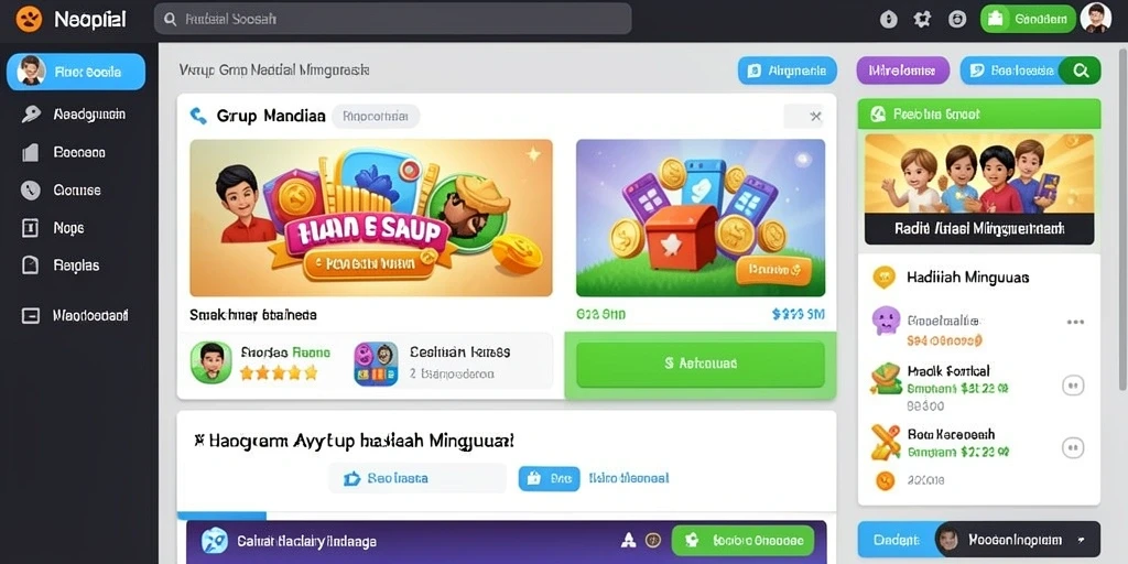 Tampilan antarmuka yang user-friendly dan intuitif.