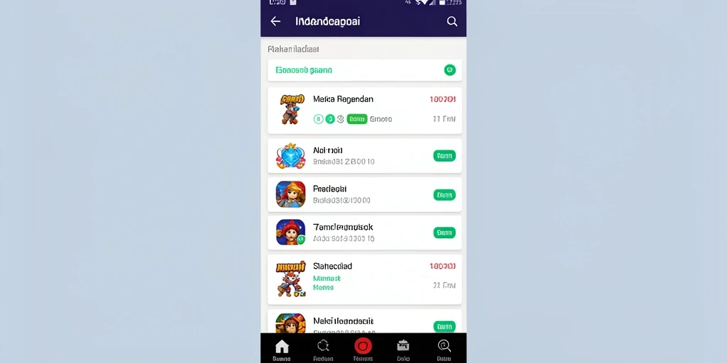 Tampilan antarmuka yang menarik dan modern.