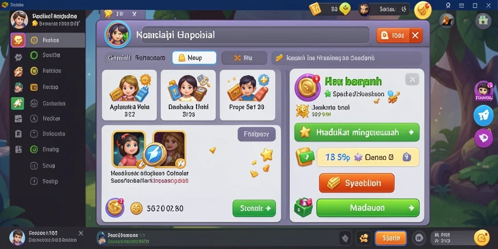 Tampilan awal aplikasi KEREN777 yang menarik.