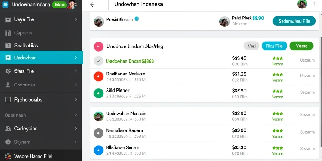 Tampilan antarmuka yang menarik dan intuitif.