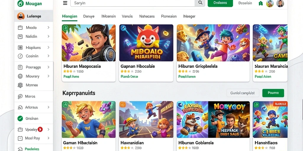 Screenshot menunjukkan karakter utama dalam aksi.