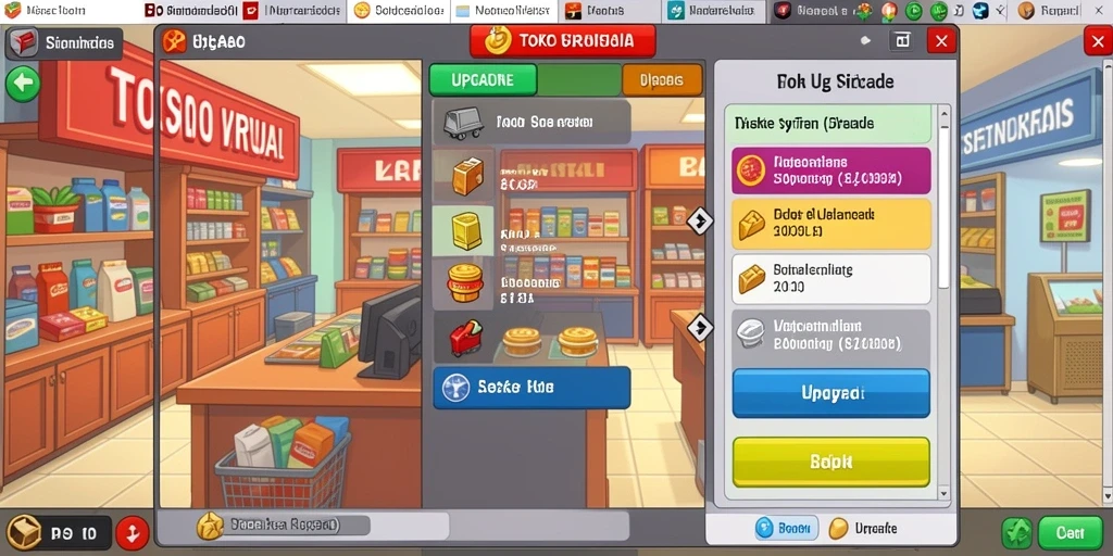 Tampilan menu utama yang interaktif dan menarik.