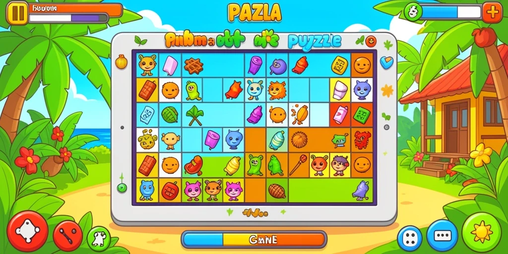 Tampilan awal game yang menarik perhatian.