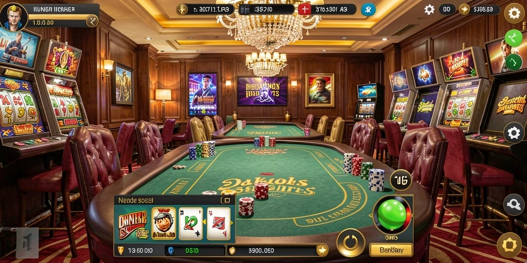 Tampilan grafis yang menawan dari permainan slot.