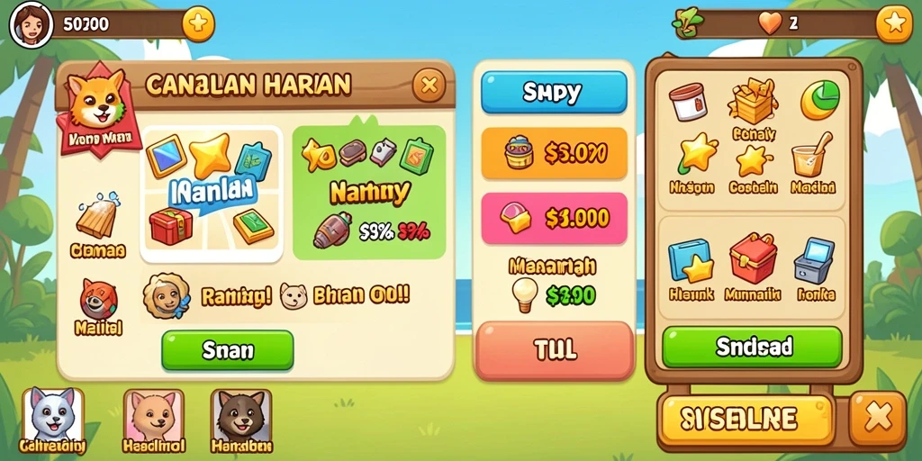 Tampilan antarmuka aplikasi yang ramah pengguna.
